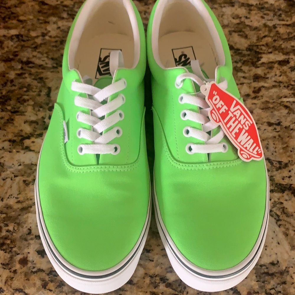 Vans Neon Green Era Shoes
